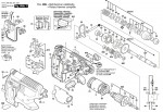 Bosch 0 611 256 220 Gbh 24 V Cordless Rotary Hammer 24 V / Eu Spare Parts